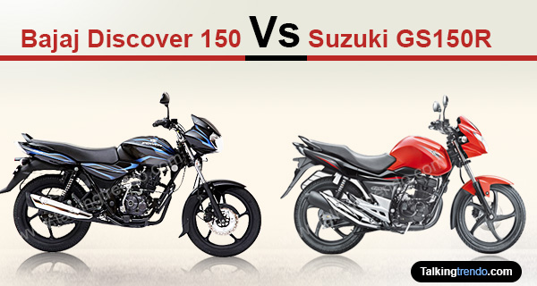 Bajaj Discover 150 Vs Suzuki GS150R 