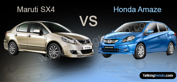 Honda Amaze VS Maruti Sx4